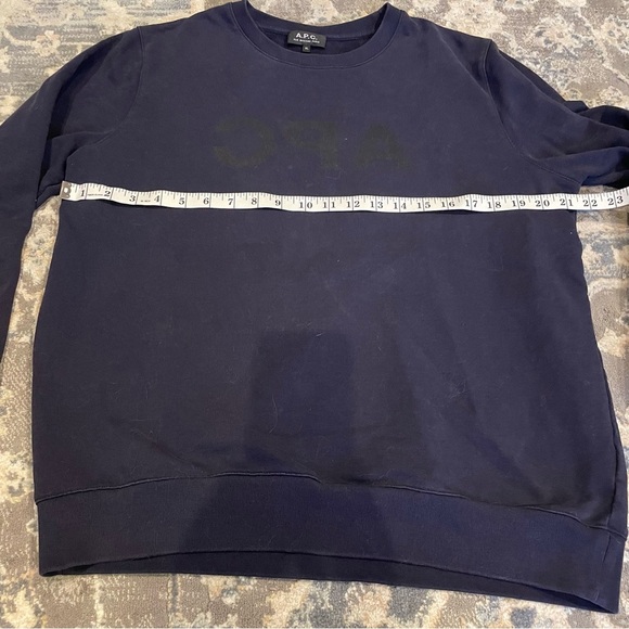 A.P.C. Men's Navy Sweater - Picture 3 of 5